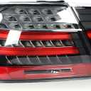 LED Tail Lights Tuning Fit for BMW 3-Series M3 E92 Coupe LCI 2006 2007 2008 2009 2010 2011 2012 2013 Rear Lamp Assembly Smoked & Red (Smoked Lens)