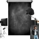 Kate 6.5x10ft/2x3m Black Backdrop Dark Gray Abtract Texture Portrait Photography Backgrounds Photo Studio Props