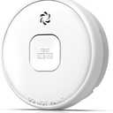Smoke Detector, 10-Year Smoke Alarm with Photoelectric Sensor and Built-in 3V Lithum Battery, Fire Alarm with Test Button and Low Battery Warning, Fire Safety for Home,1 Pack