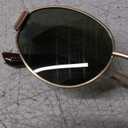 livho 2025 Trendy Oval Sunglasses - Stylish Polarized Shades for Everyday - Retro Metal Frames