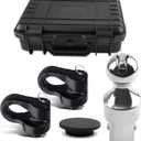 maXpeedingrods Gooseneck Hitch Ball Kit for Ford F250 F350 F450 Super Duty 2013-2024, Chevrolet Silverado/GMC Sierra 2500 3500 HD & Nissan Titan XD 2016-2024, 2-5/16 Inch Puck System Gooseneck Ball