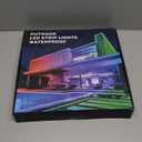 zoegi 500ft Outdoor LED Strip Lights Waterproof,Music Sync RGB IP68 Outside Led Light Strips Waterproof with App and Remote,Exterior Led Rope Lights for Deck,Balcony,Roof,Garden,Pool (500FT)