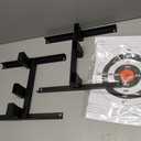 KNINE OUTDOORS Shooting Target Stand for Outdoors, Durable Paper Target Holder with Stable Adjustable Base for Paper Shooting Targets Cardboard Silhouette, H Shape, USPSA/IPSC, IDPA Practice, 2 Pack, 16" x 12"