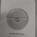 3 Speeds Strong Power Automatic Nails Clipper with Polisher, LED Light, Rechargeable Clippers for Thick Toenails