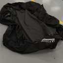 ULTCOVER 600D Tough Canvas Heavy Duty Rectangular Patio Table and Chair Cover - Waterproof Outdoor General Purpose Furniture Covers 111 x 74 inch, Black