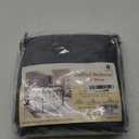 Ruffled Bed Skirt With Split Corners Three Side Coverage-Queen Size Dust Ruffles Bed Skirts 18 Inch Drop Expertise Tailored Fit Wrinkle Free Bed Skirt Dust Ruffle (Queen 18 Drop-Charcoal Grey)