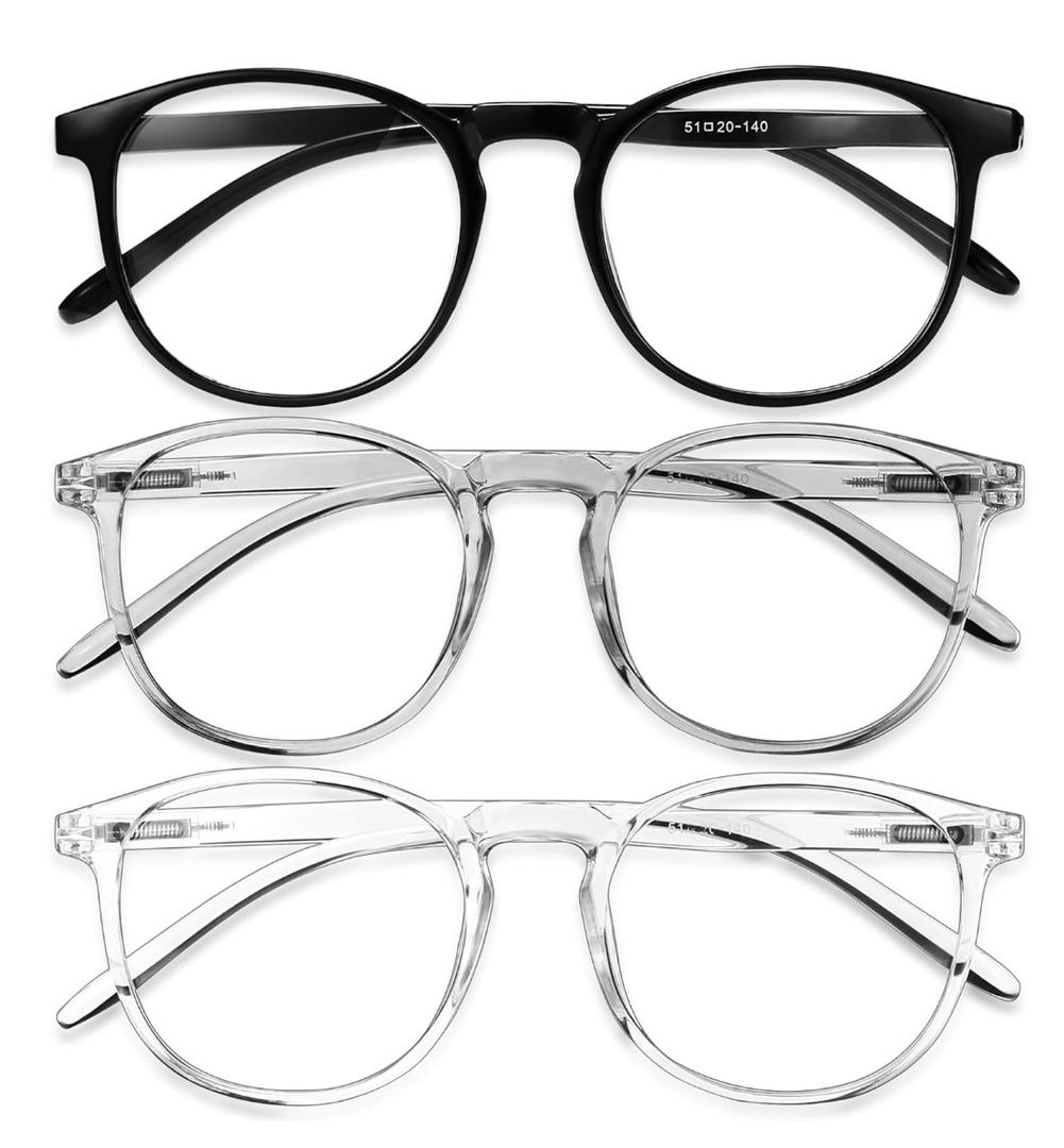 IBOANN Iconic Blue Light Glasses for Woman - Computer Glasses up to 99% Blue Light Blocking - Anti Eyestrain & UV Glare