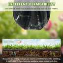 3.2oz-6ftx300ft Weed Barrier Landscape Fabric Heavy Duty, Weed Block Gardening Ground Cover Mat, Weed Control Garden Cloth, Woven Geotextile Fabric for Underlayment, Commercial Driveway Fabric