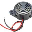 12V, 3-24V Active Piezoelectric Buzzer for Arduino, ESP32, ESP8266, Raspberry Pi, 5 Pieces