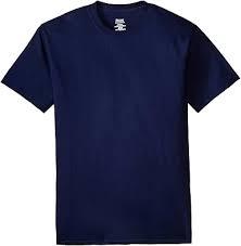 Hanes Mens Beefy-t Pocket T-shirt, Heavyweight Cotton Tee For Men, Full-cut 1 OPack Fashion-t-shirts, BLUE - 1Pack, L US