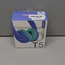 Kids Bluetooth Headphones, Lightweight Wireless Headphones for Kids, 85/94dB Volume Limited, 60 Hours Playtime, Bluetooth 5.3, Over-Ear Toddler Headsets with Built-in Mic-Blue