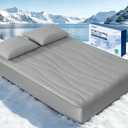 Elegear Cooling Mattress Pad Twin, Upgraded Arc-Chill 3.0 + PCM Cooling, Stay Cool All Night, Breathable & Soft, Deep Pocket 18", Washable Mattress Protector for Hot Sleepers, Gray