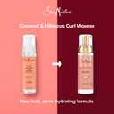SheaMoisture Curl Mousse for Curly Hair, Coconut & Hibiscus Styling Mousse for Frizz Control & Volume, with Shea Butter, 7.5 oz