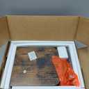 6 Tiers Vertical Shoe Rack, Narrow Shoe Tower, Tall Shoes Shelf with 2 Hooks, Adjustable Shelves, Corner Shoes Shelves for Small Spaces, Entryway, Living Room, Rustic Brown SR04201B