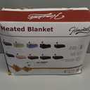 Homemate Electric Heated Blanket Twin - 62"x84" Heating Bed Blankets Throw with 10 Heating Levels 8 Hours Auto Off Fast Heating Over-Heated Protection Ultra Soft Warm Flannel ETL Certified Grey