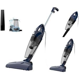 Corded vacuum cleaners for home, 14KPa Powerful Suction with 600W Motor, Lightweight Stick Vacuum Cleaner, Converts to Handheld with Washable Filter, Vacuum for Pet Hair, Carpet, Hard Floors, offices (Blue)