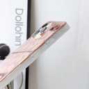 3 x Jmltech Edge Case for iPhone 15 Pro - Shockproof Glitter Bling Slim Soft Silicone Gel Flexible Protective Phone Case (Rose Gold Leopard)