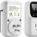 Diymore 1800W Digital Temperature Controller Plug in Thermostat Outlet Digital RV Thermostat Heating Cooling Mode Timer 15A /120V -104~210 for Greenhouse Incubator Homebrew Pool Thermometer