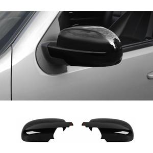 Rearview Mirror Cover Side Mirror Shell Trim Compatible with Chevy Silverado & Suburban & Tahoe & GMC-Yukon & GMC-Sierra & Cadillac Escalade 2007-2013, Black