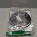 Neoprene Waterproof Rubber Foam 1/2 (w) x 1/2 (h) x 12 feet Long Weather Stripping Door Seal Insulation Shock-Absorbing 3M Self-Adhesive Tape for Door Frames, Windows  Black, 1 Continuous Roll