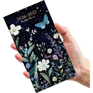 3 x Pocket Calendar 2026-2027 for Purse, Two Year Monthly Planner Pocket Size, Jan 2026 to Dec 2027 Monthly Planner Small Size (6.5" x 3.5") - Celestial