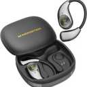 Monster Open Ear AC510 Earbuds, Bluetooth6.0 Wireless Earbuds, Stereo Sound Ear Buds with AI Intelligent Noise Reduction, Type-C Charging, Touch Control, 25H Playback, IPX5 Waterproof Earphones(Black)