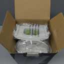 Mueller Pro-Series All-in-One, 12 Blade Mandoline Slicer for Kitchen, Food Chopper, Vegetable Slicer and Spiralizer, Cutter, Dicer, Grater, Kitchen Gadgets Sets with Container, White Sand/Pastel Green