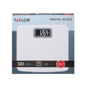 Digital Glass Bathroom Scale for Body Weight, 400 lb Capacity, Durable