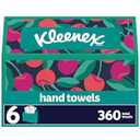 Kleenex Disposable Paper Hand Towels, 6 Boxes, 60 Tissues per Box (360 Total Tissues)