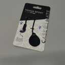 Case-Mate AirTag Holder - AirTag Keychain with Rugged Strap - Easy to Use, Protective, Durable Hard Shell Air Tag Case for Dog Collar, Cat Collar, Keys, Luggage, Backpack, Purses - 1 Pack, Black