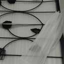 4 Pack Decorative Garden Fence, Rustproof Metal Wire Tall Fencing Border, Indoor or Outdoor No Dig Animal Barrier Fence for Dog, Flower Bed, Patio, Yard