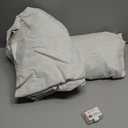 CAPALOCA Natural Linen Pinch Pleated Curtains Blackout, 100% Black Out Curtains 96 inch Long for Bedroom, Blackout Thermal Insulated Pinch Pleated Drapes for Living Room, 40" W x 96" L, 2 Panels Set