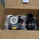 VEVOR 2 Speed SPA Pump, 48-Frame, AC 110V Hot Tub SPA Pump, 1.5 HP / 150 GPM / 42.65 ft High Speed or 0.46 HP / 70 GPM / 9.18 ft Low Speed, 2'' Port 90 Rotational Interface for Hot Tub Black