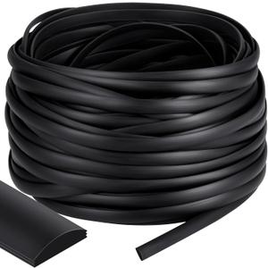 Flat Screen Spline 0.315 Width Vinyl Screen Spline Flat Bottom and Curved Top Edge Fillet for Replacing The Glass Screen on Windows or Patio Screen Doors, 0.092 Thickness(250 ft)