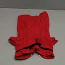 Red Corduroy Dog Dress Sweater for Small Dogs Girl Set Dog Winter Dress Puppy Clothes Christmas (Medium)