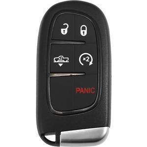 X AUTOHAUX 2pcs 433MHz GQ454T Replacement Smart Proximit Keyless Entry Remote Key Fob Alarm for Dodge for Ram 1500 2500 3500 20132018 Air Suspension Truck 5 Buttons 46 Chip