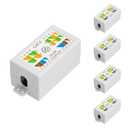 Iwillink 5-Pack Ethernet Junction Box,Cat6 Junction Box, Punch Down Type (Unshielded)