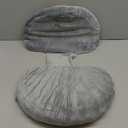 Pregnancy Pillow for Sleeping Memory Foam Pillow for Side Sleeper, Maternity Pillow Support for Back, Belly, HIPS for Pregnant Women, Portable and Adjustable Travel Wedge Velvet Grey