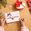 120pcs Mini Bow, Buffalo Plaid Bows for Craft Red and Black Checkered Gingham Ribbon Farmhouse Home Decoration for Christmas Tree Gift Decorations Thanksgiving Home Decoration Gift DIY Making