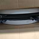 Cocktail Table 28in Folding Round High Top Indoor Outdoor with Removable Legs, Tall Bistro Foldable Bar Height Table for Parties, Patio, Backyard, Dining, Wedding, White- 2PCS