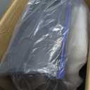 Medline Ultra Lightweight Transport Wheelchair for Adults, Foldable, 19-Inch Seat Width, Blue Frame, Black Upholstery