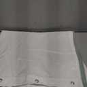 ALYVIA SPRING Waterproof Fabric Shower Curtain Liner - Soft & Light-Weight Cloth Shower Liner, 3 Bottom Magnets, Hotel Quality & Machine Washable - Standard Size 72x72, White and Sage