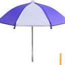 Squirrel Feeder Umbrella, Squirrel Picnic Table Umbrella for Outside, Replacement Mini Umbrella for Squirrel (Purple White)