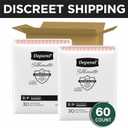 Depend Silhouette Adult Diapers, Incontinence & Postpartum Bladder Leak Underwear for Women, Maximum Absorbency, Small, Pink, 60 Count (2 Packs of 30)