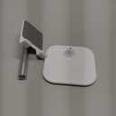 Phone Tablet Mount Desktop Stand Lazy Phone Holder for Hands Use Telescopic Bracket for Smartphones and Tablets Durable Frame Piano White