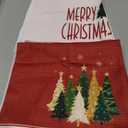 Artoid Mode Red Star Xmas Tree Merry Christmas Kitchen Towels, 18x26 Inch Quick Dry Microfiber Cloth Dish Towels for Kitchen Drying Set of 2