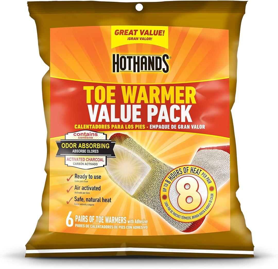 HotHands Toe Warmers 6 Count Value Pack