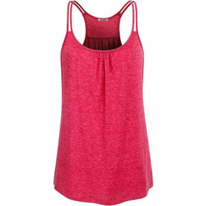 Hibelle Womens Scoop Neck Cute Racerback Yoga Workout Tank Top