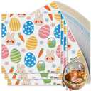 9 x 100Pcs Wax Paper Sheets 7x7 Inch, 45gsm Heavy Duty, Oil-Proof Non-Stick Deli Paper, Food Basket Liners & Sandwich Wrapping Paper for Cookie, Cake, Baking Supplies
