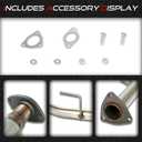Flex Exhaust Pipe Catalytic Converter for 1997-2001 Toyota Camry 2.2L, 1999-2001 Toyota Solara 2.2L Catalytic Convert Exhaust Manifold (EPA Compliant)